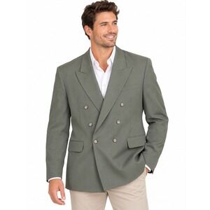 Saville Row Wool Mens Blazer Jacket 42R Workwear Office Formal